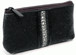 W124 Center row stones stingray leather strip